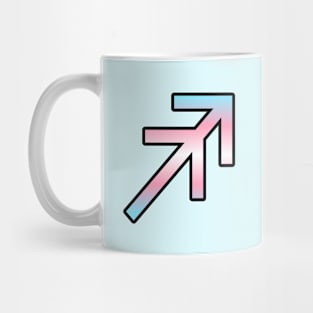 Sagittarius Trans Pride Symbol Mug